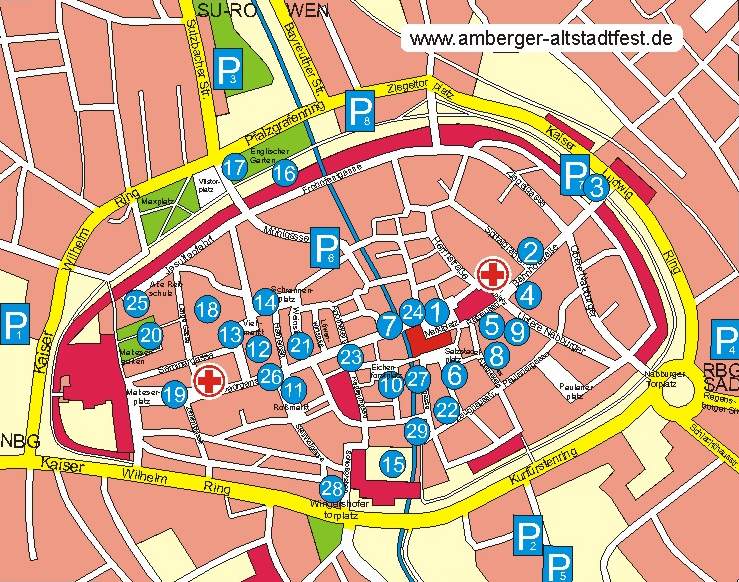 Stadtplan Amberg